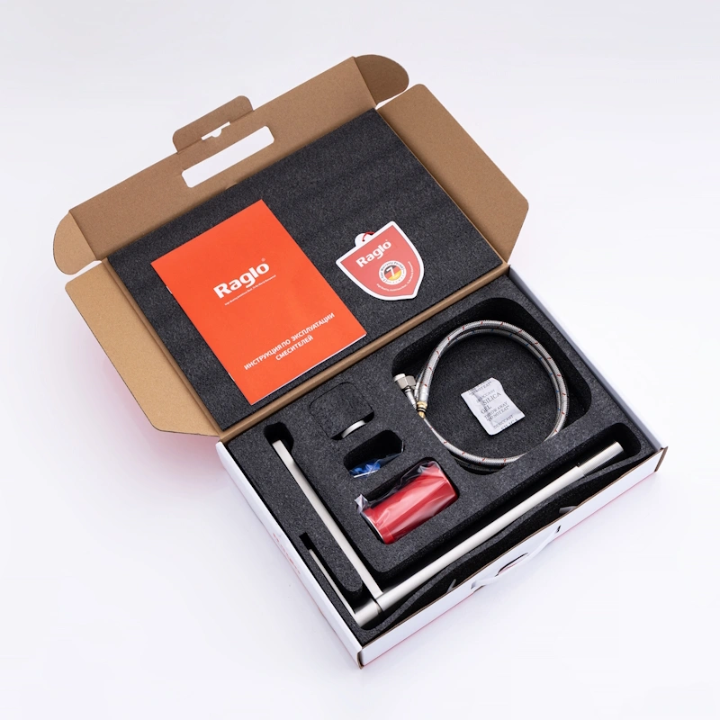 Смеситель для раковины высокий Raglo R10.15.05, сатин от магазина Vanna-Vanna.ru!