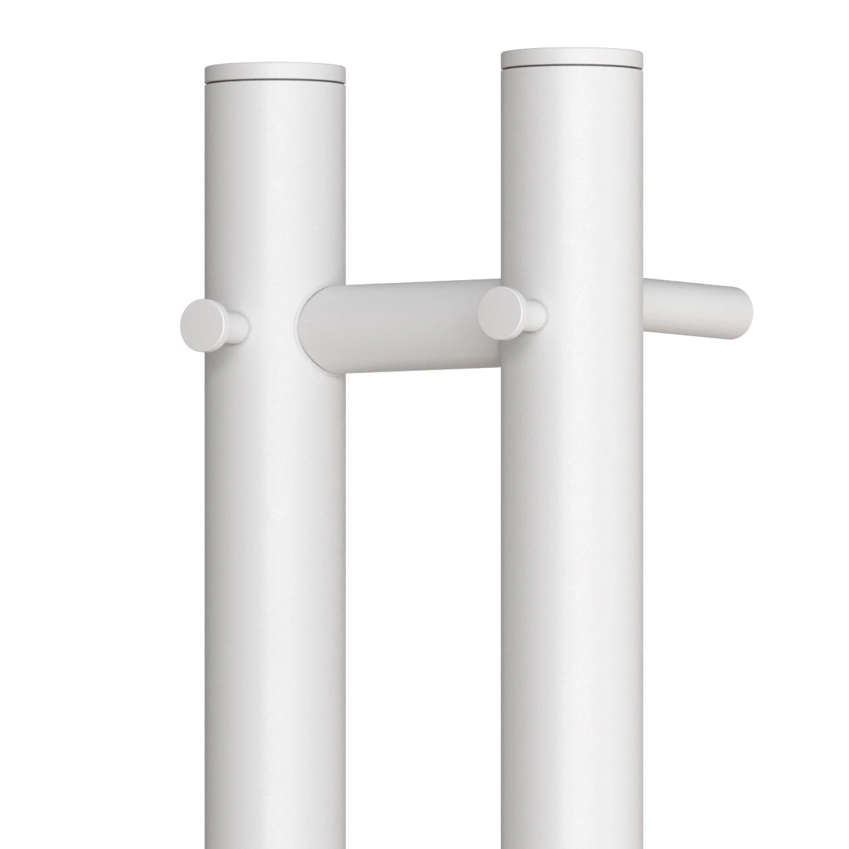Полотенцесушитель электрический APEXTERMO Luna LN10121WM 1200x80 с крючками, белый матовый от магазина Vanna-Vanna.ru!