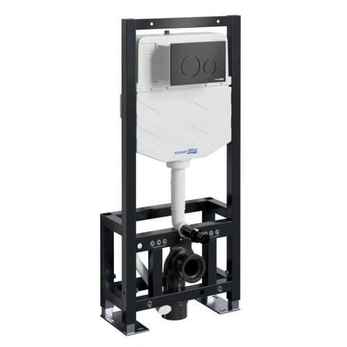 Инсталляция WasserKraft Dill 61TLT.010.ME.MB02 для подвесного унитаза, с кнопкой от магазина Vanna-Vanna.ru!