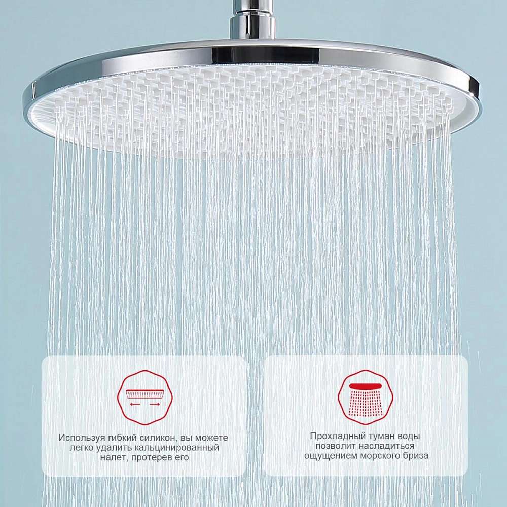 Душевая система с термостатом Raglo R20.26, хром от магазина Vanna-Vanna.ru!