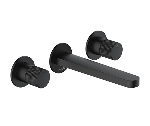 Встраиваемый смеситель для раковины WasserKRAFT Fulda 5245 черный Soft-touch