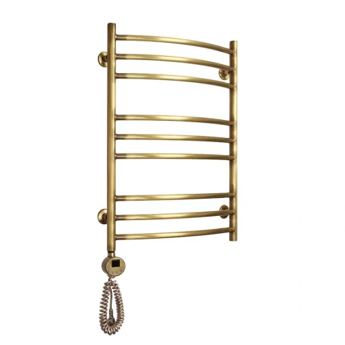 Полотенцесушитель электрический Domoterm Калипсо П9 500x700 EL левый, античная бронза от магазина Vanna-Vanna.ru!
