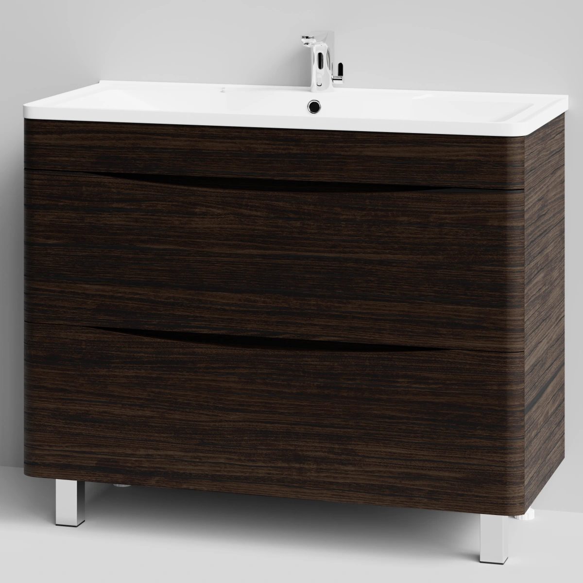 Тумба с раковиной Vod-ok Адель 100 напольная, Палисандр от магазина Vanna-Vanna.ru!