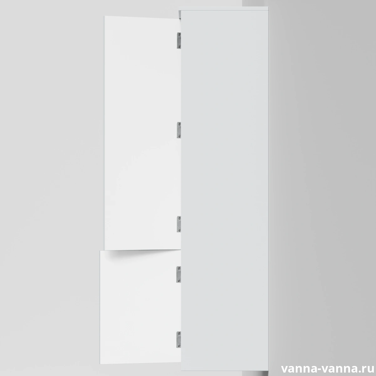 Пенал Vod-ok Elite Липс 40, подвесной, левый, Серое окно RAL 7040 от магазина Vanna-Vanna.ru!
