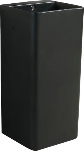 Раковина SantiLine SL-4005MB напольная, черный матовый