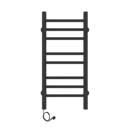 Полотенцесушитель электрический Laris Лаванда ЧКЧ П8 300х700 правый, черный матовый от магазина Vanna-Vanna.ru!