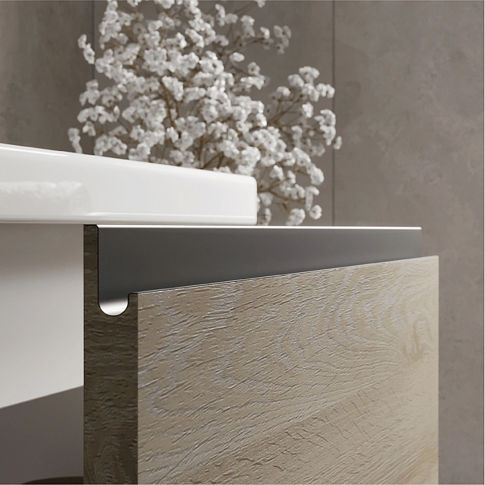 Тумба напольная Vigo Cross 700-0-2 с раковиной Como 70, 2 ящика, белый от магазина Vanna-Vanna.ru!