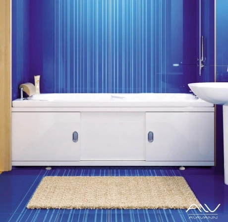 Экран под ванну Alavann Still 160 раздвижной белый