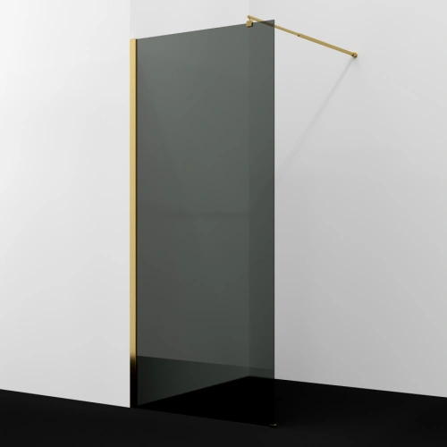 Душевая перегородка WasserKRAFT Rur 30W44PG-TG, глянцевое золото от магазина Vanna-Vanna.ru!