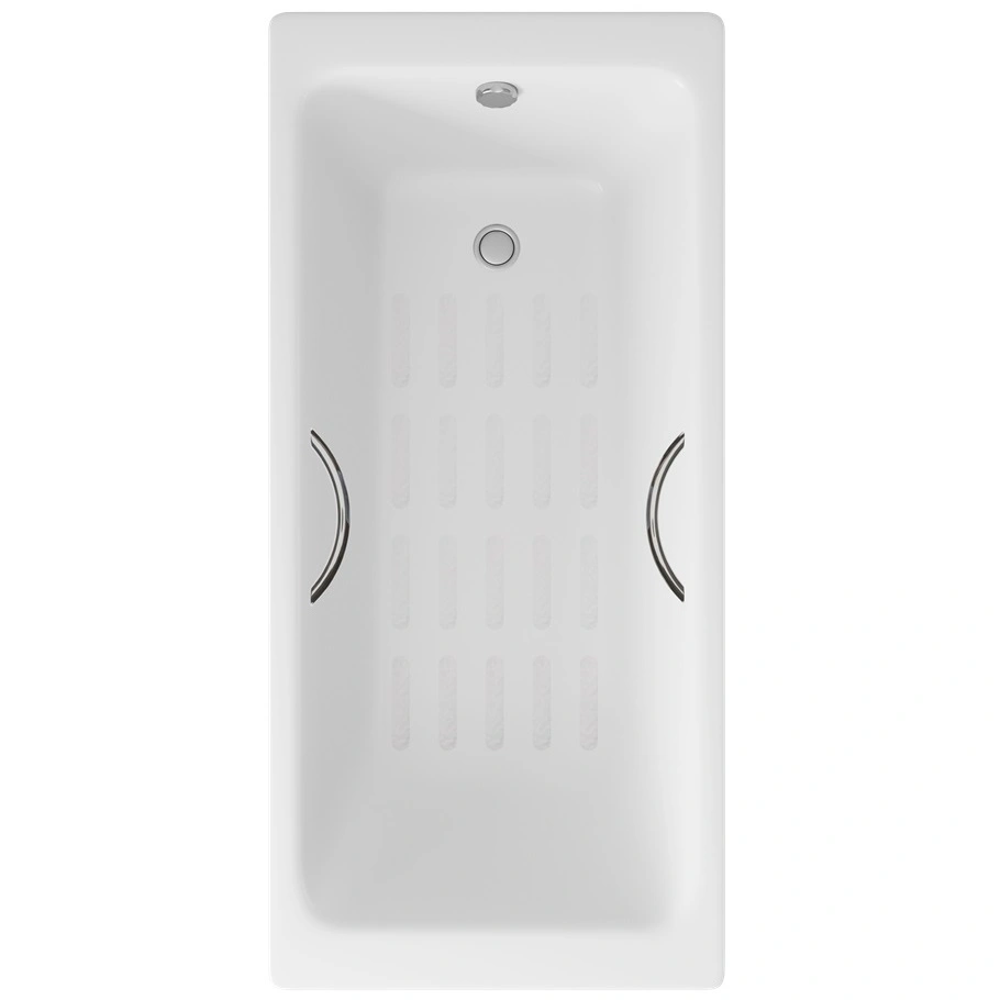 Ванна чугунная Delice Parallel 170х70 DLR220505R-AS с ручками и антискользящим покрытием от магазина Vanna-Vanna.ru!