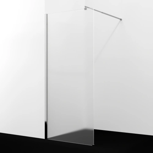 Душевая перегородка Wasserkraft Rur 30W44-MG прозрачное стекло, профиль серебристый от магазина Vanna-Vanna.ru!