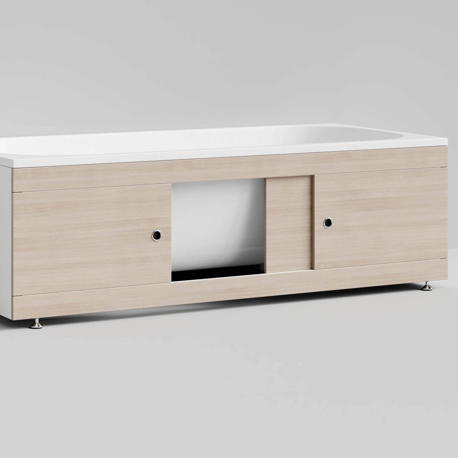 Экран под ванну купе Vod-ok 180 раздвижной см дуб от магазина Vanna-Vanna.ru!