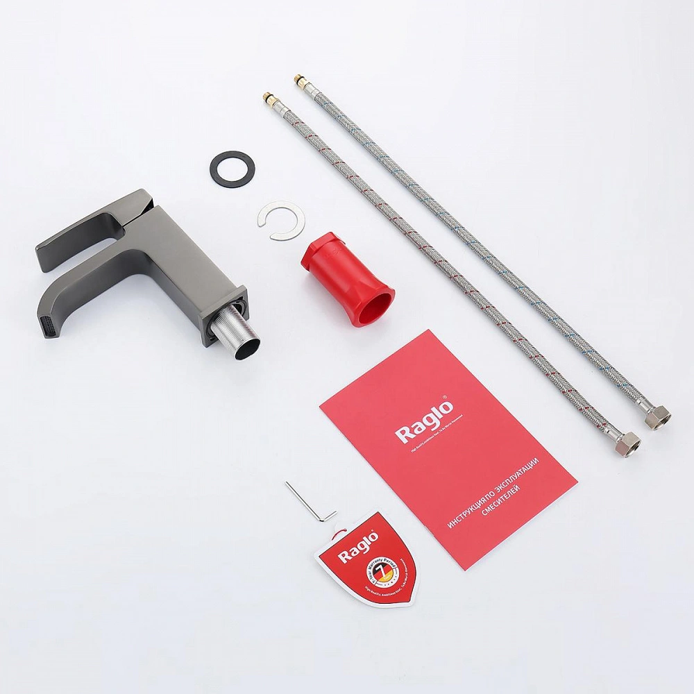 Смеситель для раковины Raglo R02.10.09, графит от магазина Vanna-Vanna.ru!
