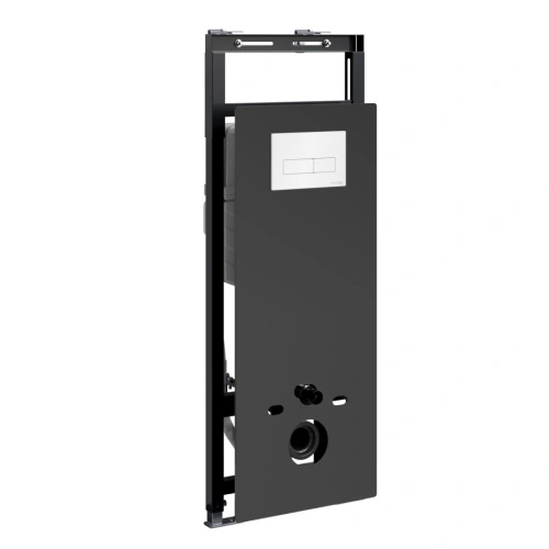 Инсталляция WasserKraft Salm 27TLT.010.ME.BL.WH03 для подвесного унитаза, с кнопкой от магазина Vanna-Vanna.ru!