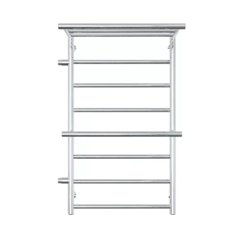 Полотенцесушитель водяной Laris Лавина П9 500х800 L МЦ 500-1, боковой, с полкой, хром от магазина Vanna-Vanna.ru!