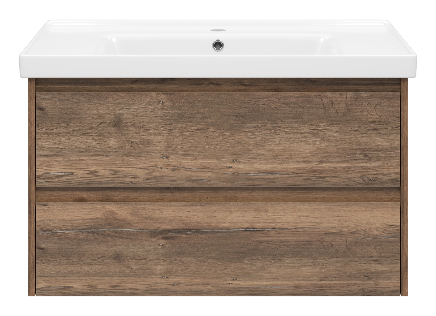 Тумба с раковиной Brevita Dallas 90 подвесная, дуб галифакс от магазина Vanna-Vanna.ru!