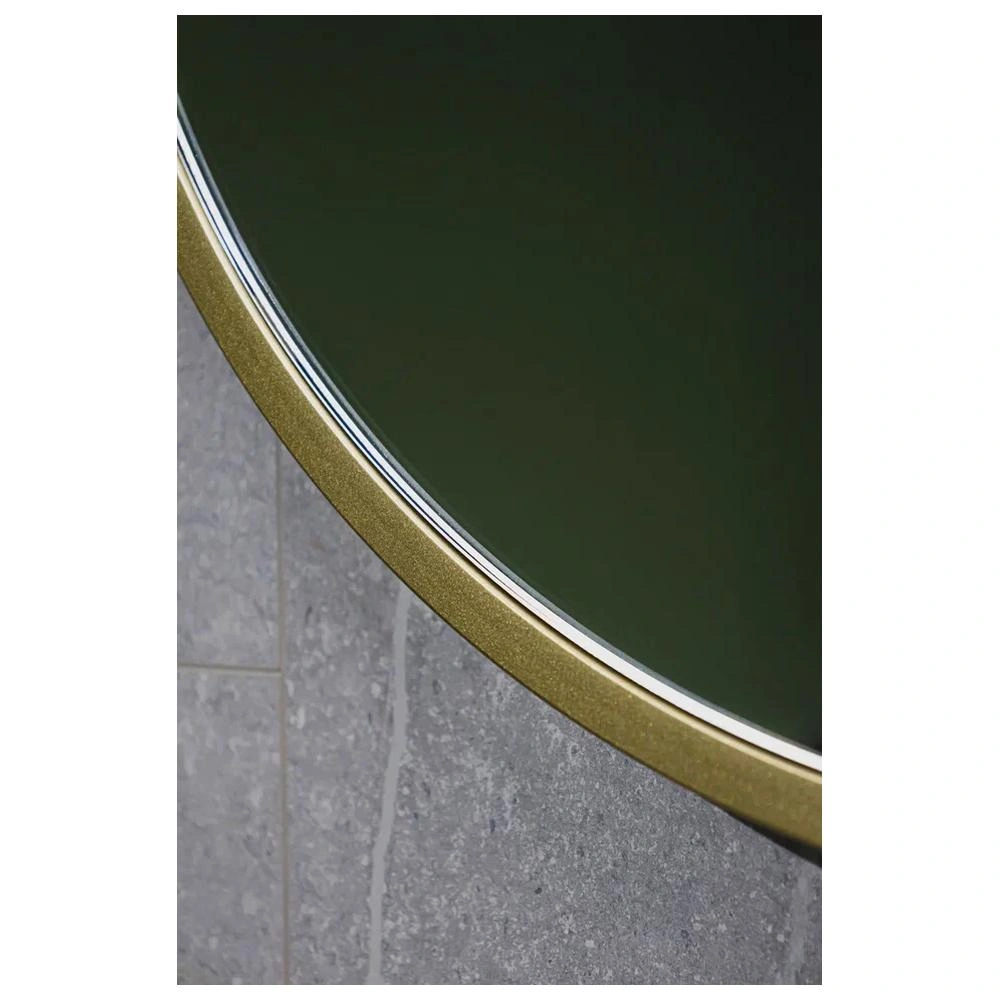 Зеркало Dreja SHINE 80x80 см, метал. рама, золото от магазина Vanna-Vanna.ru!