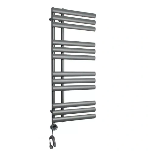 Полотенцесушитель электрический Domoterm Гамма П12 500х1130 EL левый, графит от магазина Vanna-Vanna.ru!