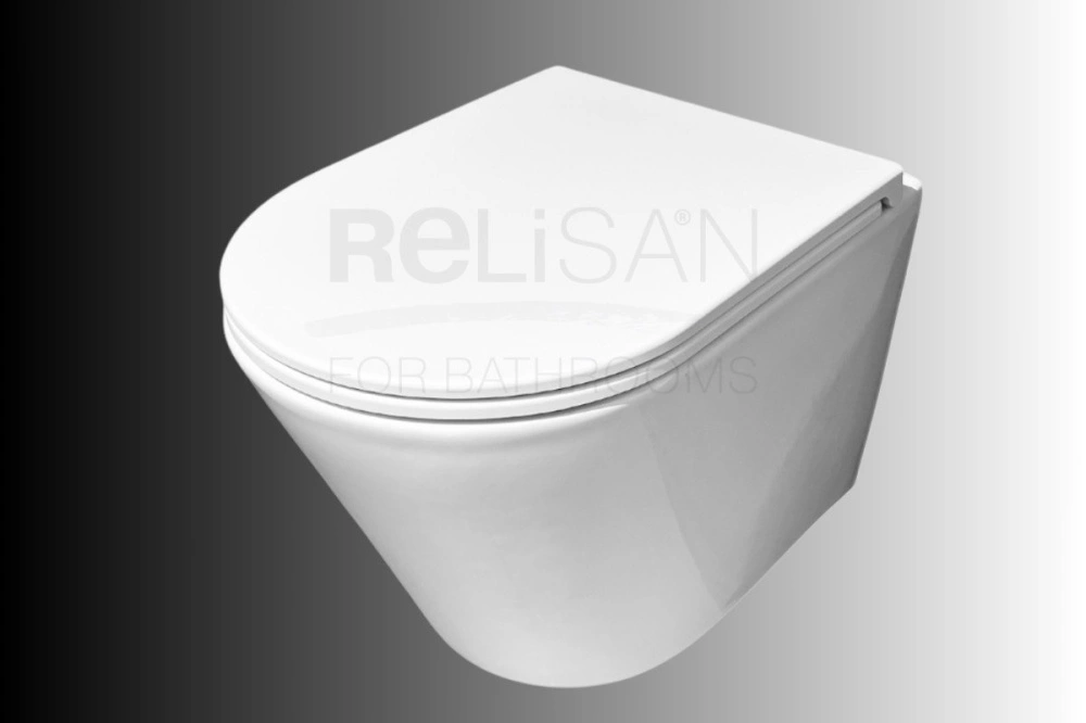 Унитаз подвесной Relisan WM 704, подвесной, белый от магазина Vanna-Vanna.ru!