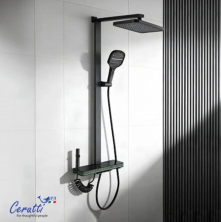 Душевая стойка Ceruttispa MAURO от магазина Vanna-Vanna.ru!