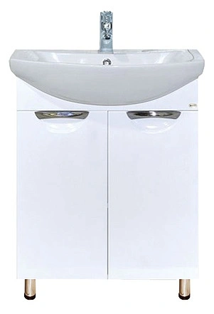 Тумба с раковиной Misty Лаванда 60 белый