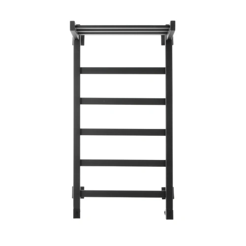 Полотенцесушитель водяной Domoterm Квадро Плюс с Полкой П6 400x800 черный от магазина Vanna-Vanna.ru!