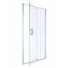 Распашные двери для душа из стекла