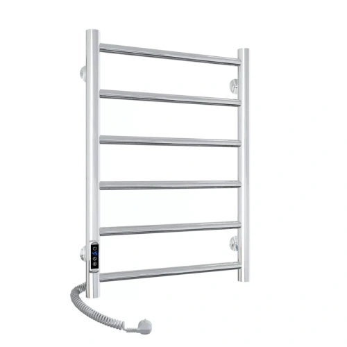 Полотенцесушитель электрический Laris Джаз П6 400х600 с терморегулятором, левый, хром от магазина Vanna-Vanna.ru!