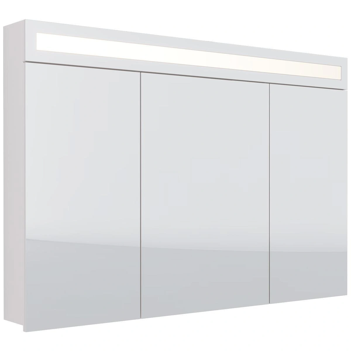 Зеркальный шкаф Dreja Uni 120 см, белый от магазина Vanna-Vanna.ru!