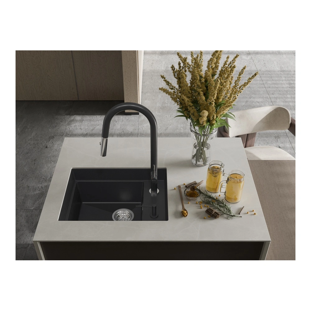 Кухонная мойка Rivelato NOBILE NB-544-R, антрацит от магазина Vanna-Vanna.ru!
