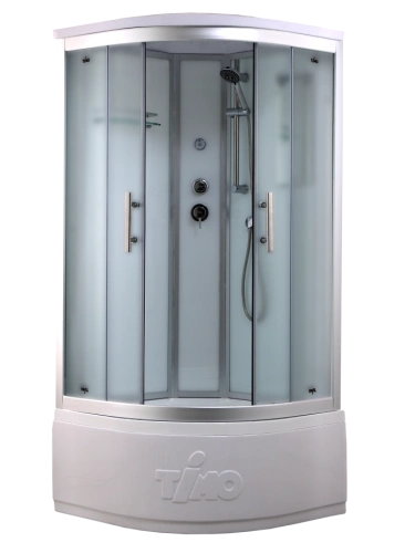 Душевая кабина Timo Standart T-6600 Silver Fabric (100*100*220), турецкая баня хамам от магазина Vanna-Vanna.ru!