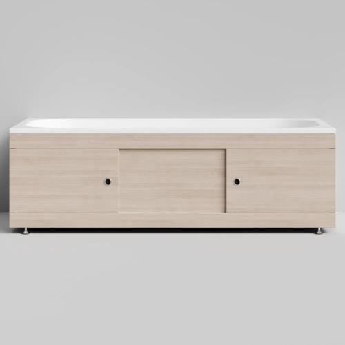 Экран под ванну купе Vod-ok 180 раздвижной см дуб от магазина Vanna-Vanna.ru!