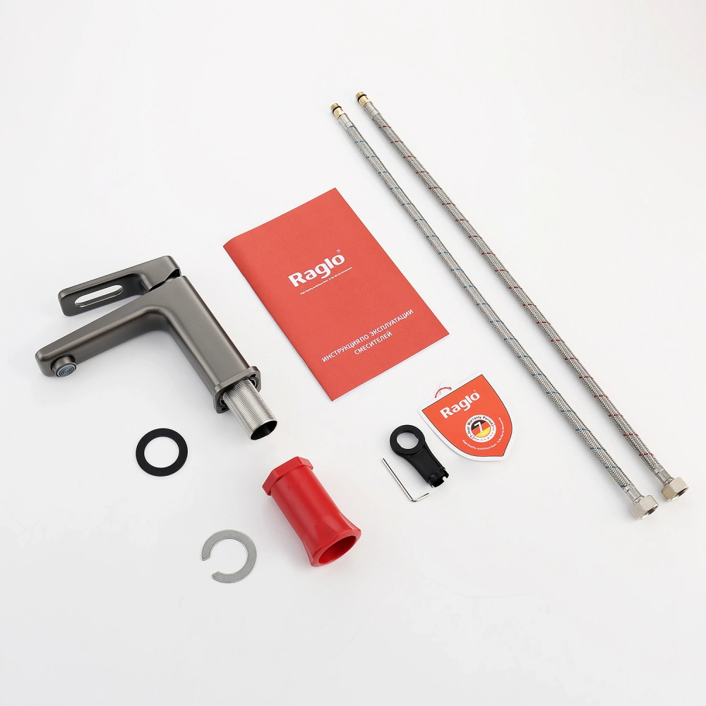 Смеситель для раковины Raglo R51.10.09, графит от магазина Vanna-Vanna.ru!