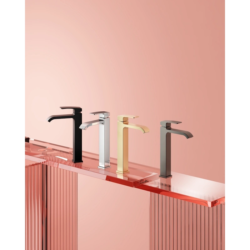 Смеситель для раковины высокий Raglo R02.15, хром от магазина Vanna-Vanna.ru!