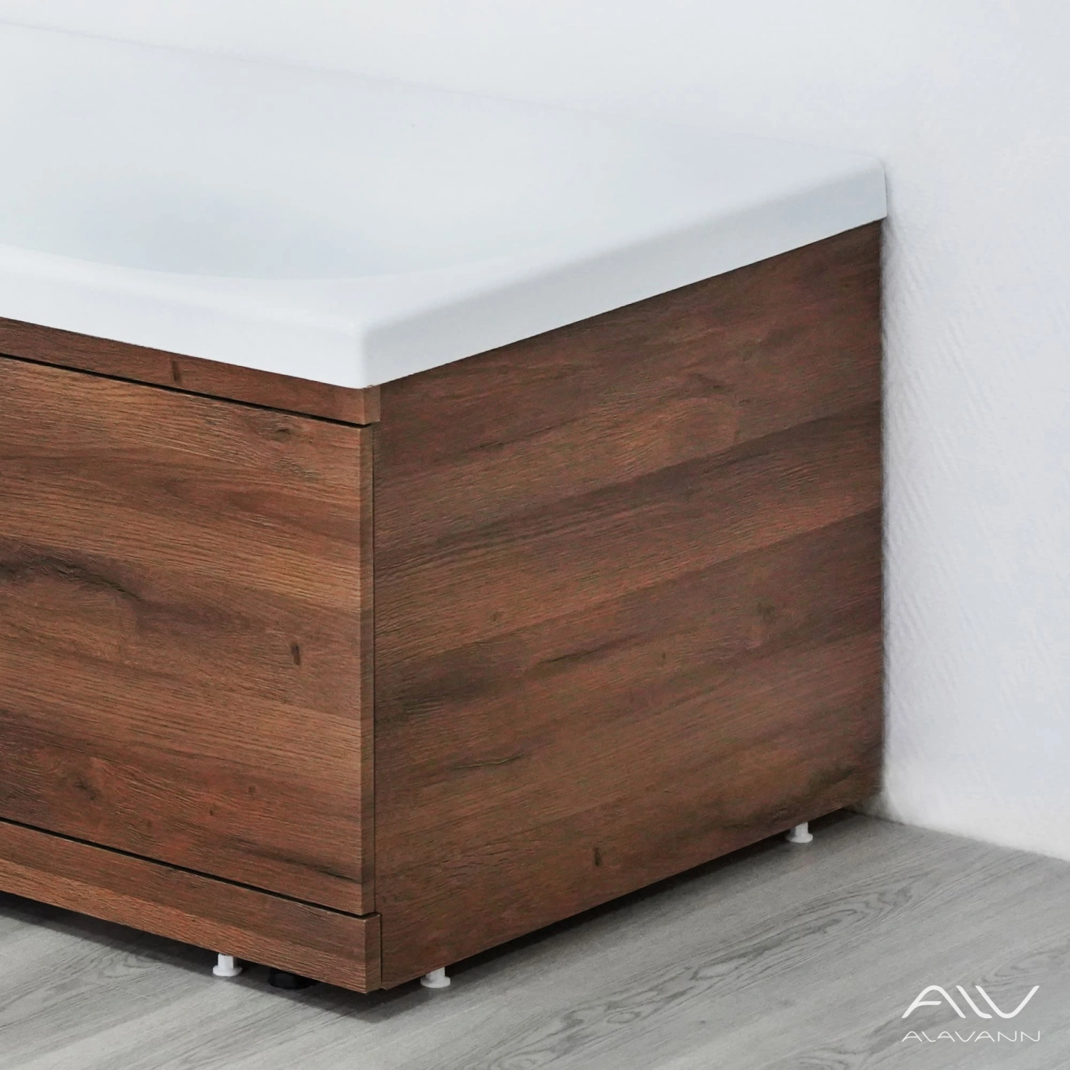 Экран под ванну Alavann Rita 75 торцевой дуб от магазина Vanna-Vanna.ru!