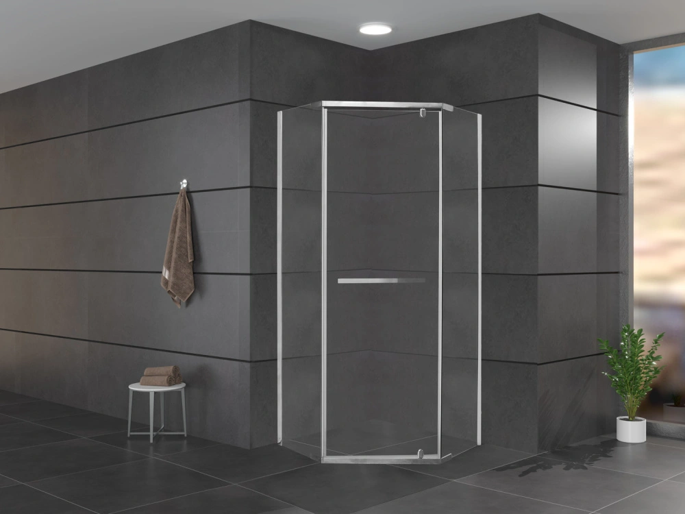 Душевой уголок Ceruttispa CHIKA ZP101T без поддона (100x100x195) от магазина Vanna-Vanna.ru!