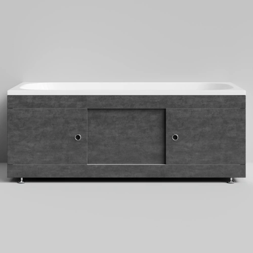 Экран под ванну Vod-ok Купе 150 раздвижной Серый камень