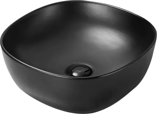Раковина SantiLine SL-1106MB накладная, черный матовый от магазина Vanna-Vanna.ru!
