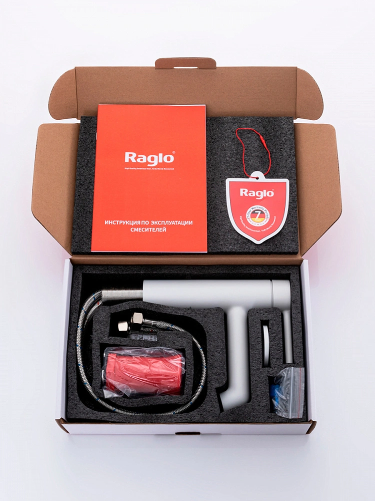 Смеситель для раковины Raglo R20.10.08, белый от магазина Vanna-Vanna.ru!