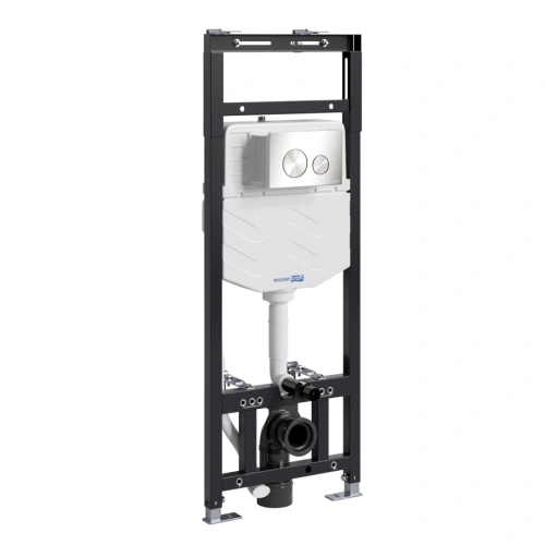 Инсталляция WasserKraft Alme 15TLT.010.ME.BN02 для подвесного унитаза, с кнопкой от магазина Vanna-Vanna.ru!