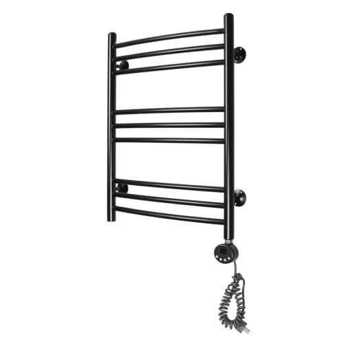 Полотенцесушитель электрический Domoterm Калипсо П9 500X700 ER правый, черный матовый от магазина Vanna-Vanna.ru!