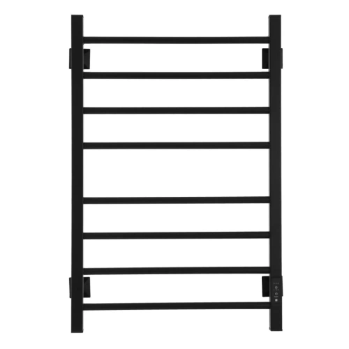 Полотенцесушитель электрический Energy Relo 800x500 с таймером, черный матовый от магазина Vanna-Vanna.ru!