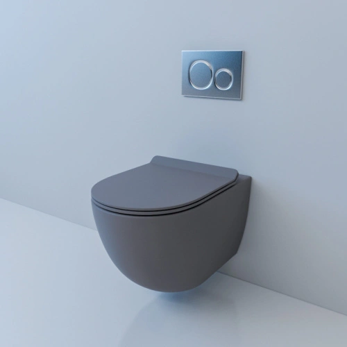 Унитаз подвесной Esbano GARCIA (Matt Grey) 550x370x370 от магазина Vanna-Vanna.ru!