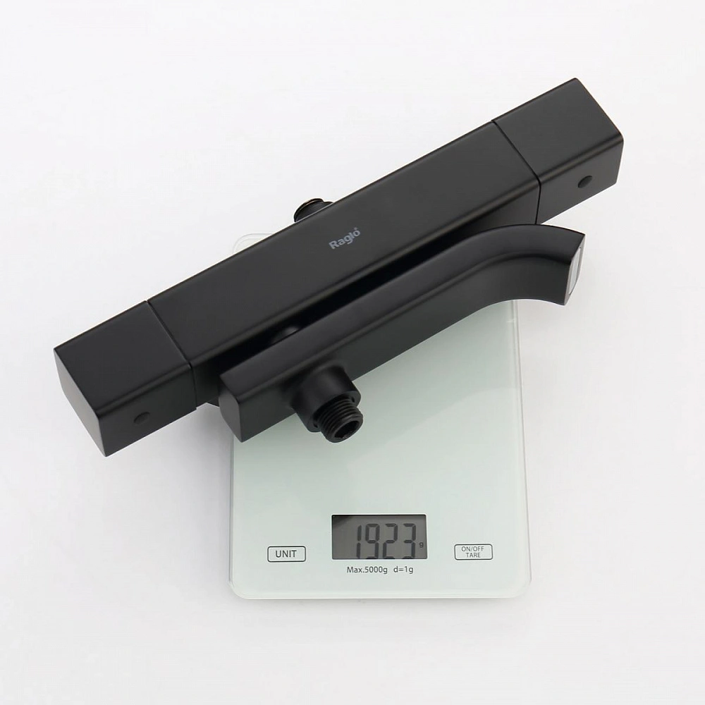 Душевая система с термостатом Raglo R22.26.06, черный от магазина Vanna-Vanna.ru!