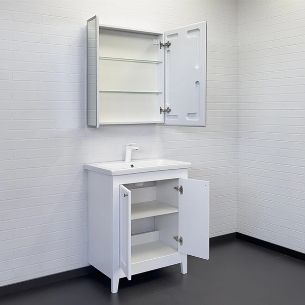 Зеркало-шкаф Comforty Классик-70 светодиодная подсветка, бесконтактный сенсор от магазина Vanna-Vanna.ru!