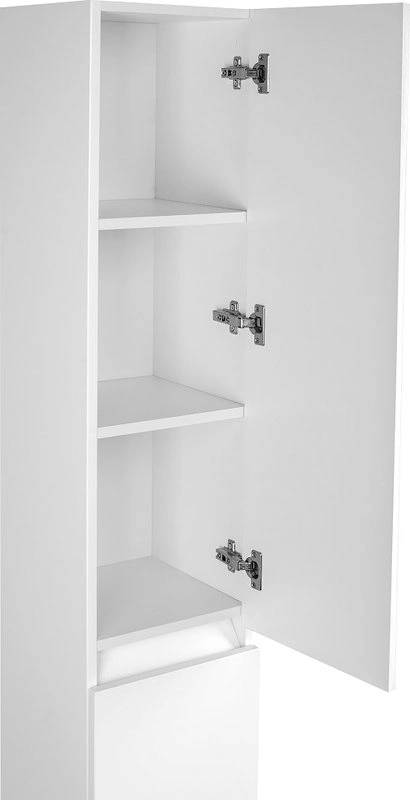 Пенал Style Line Даллас 30 L/R, Пленка, с корзиной, напольный, белый от магазина Vanna-Vanna.ru!