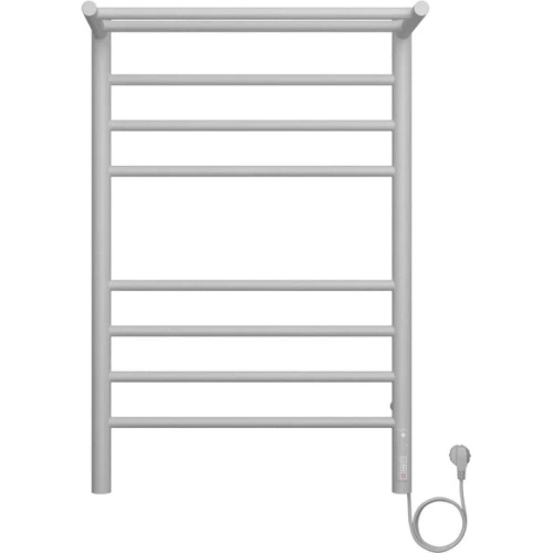 Полотенцесушитель электрический с полкой Terminus Аврора П8 50х80 КС 903, белый матовый от магазина Vanna-Vanna.ru!