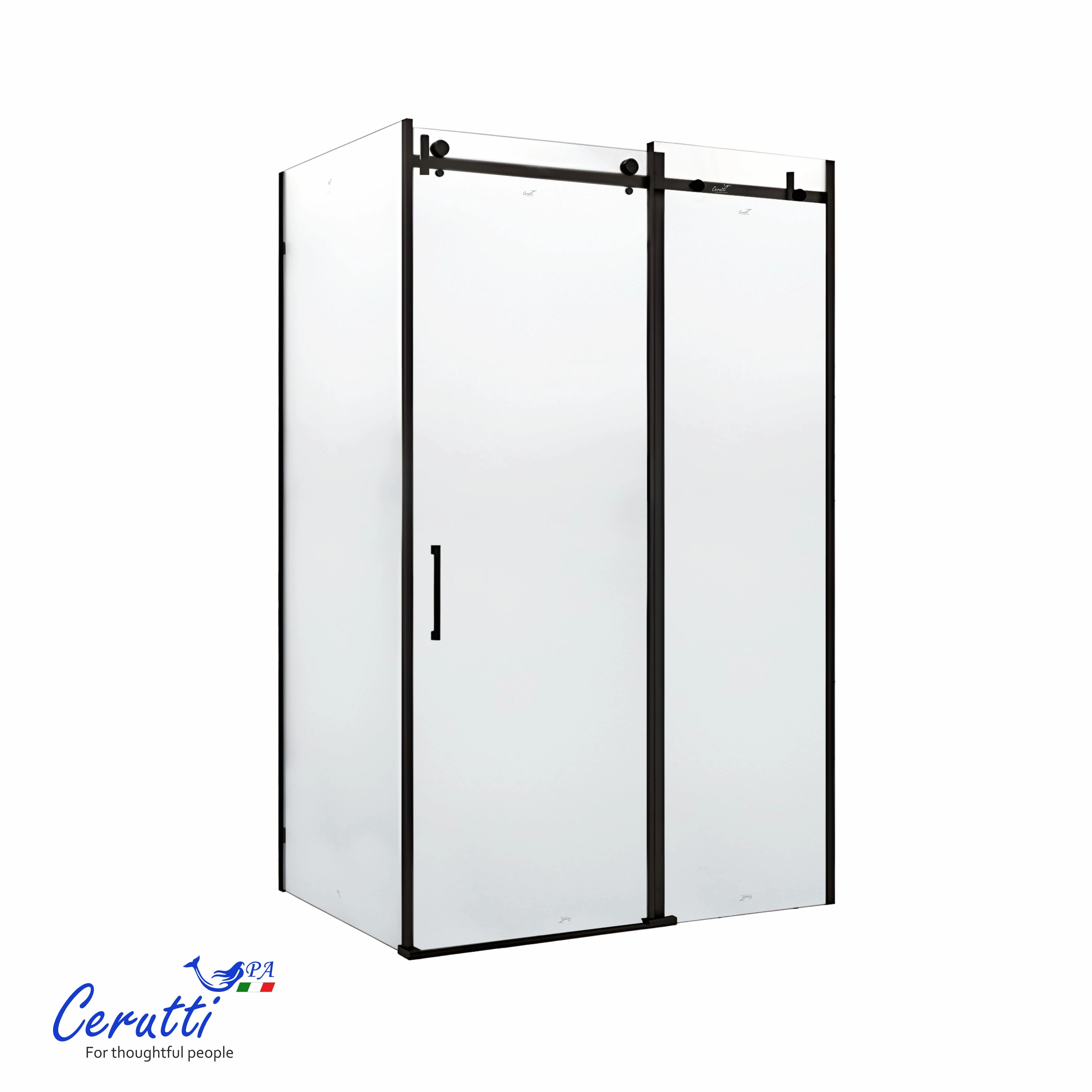 Душевое ограждение Ceruttispa ЧЕЗАС (CEZA'S) 120BF R (120x90x195) от магазина Vanna-Vanna.ru!