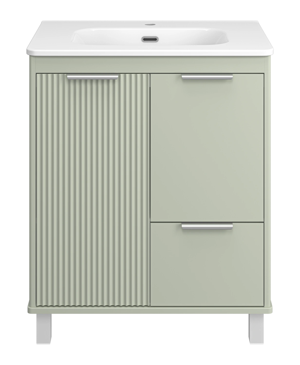 Тумба с раковиной Brevita Risacca Pistachio 70 напольная, фисташковый от магазина Vanna-Vanna.ru!