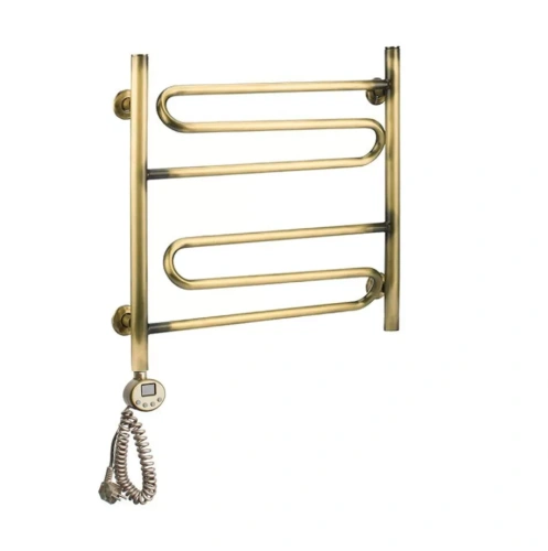 Полотенцесушитель электрический Domoterm Офелия П6 500x500 АБР EL, античная бронза от магазина Vanna-Vanna.ru!